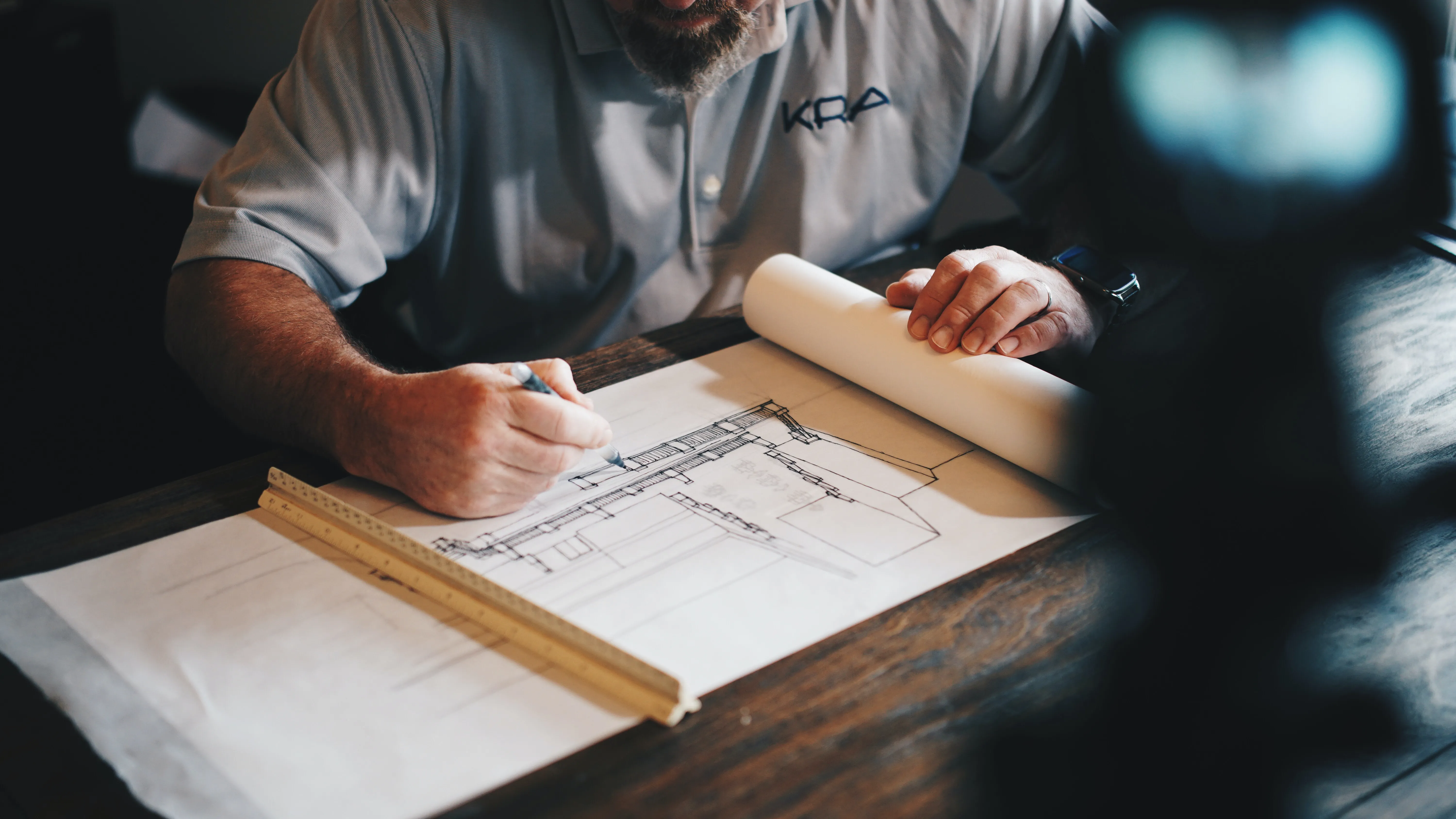 Photo of construction worker
