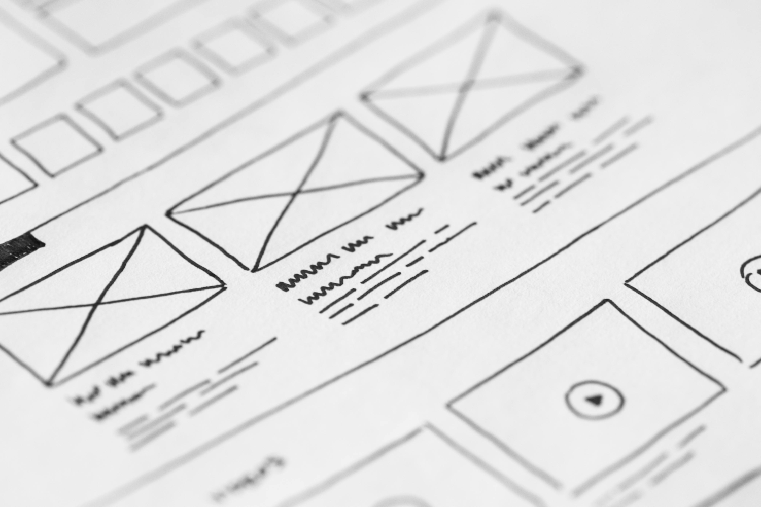 Photo of wireframe design